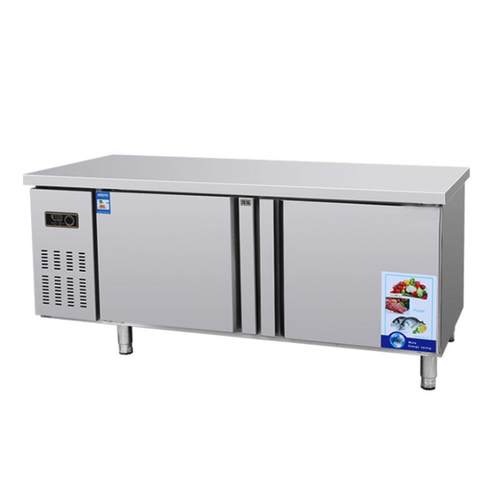 保鲜冷藏冷冻冰柜奶茶操作台水吧台商用不锈钢保鲜工作台定制 - 图2