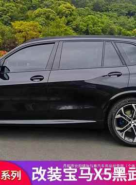 适用宝马三3系i3X1X5LIX3X6X7五5系IX1X3黑化车窗亮条