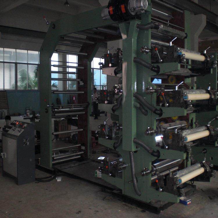 Eight-color flexographic printing machine/eight-color flexographic letterpress printing machine/eight-color plastic film printing machine