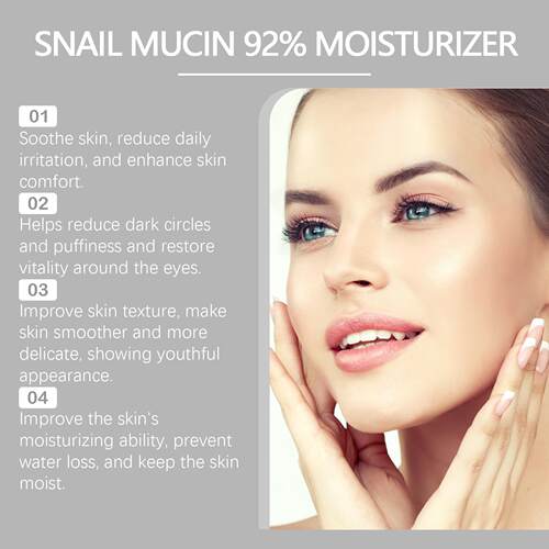 Hoygi Snail Moisturizing Cream - Nourishing and Hydrating Fa - 图1