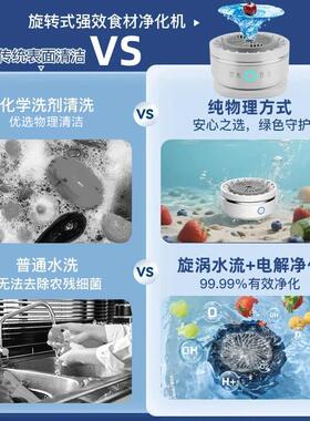 家用蔬果净化消毒机 除菌率达99.99% 智能蔬果清洗一体机