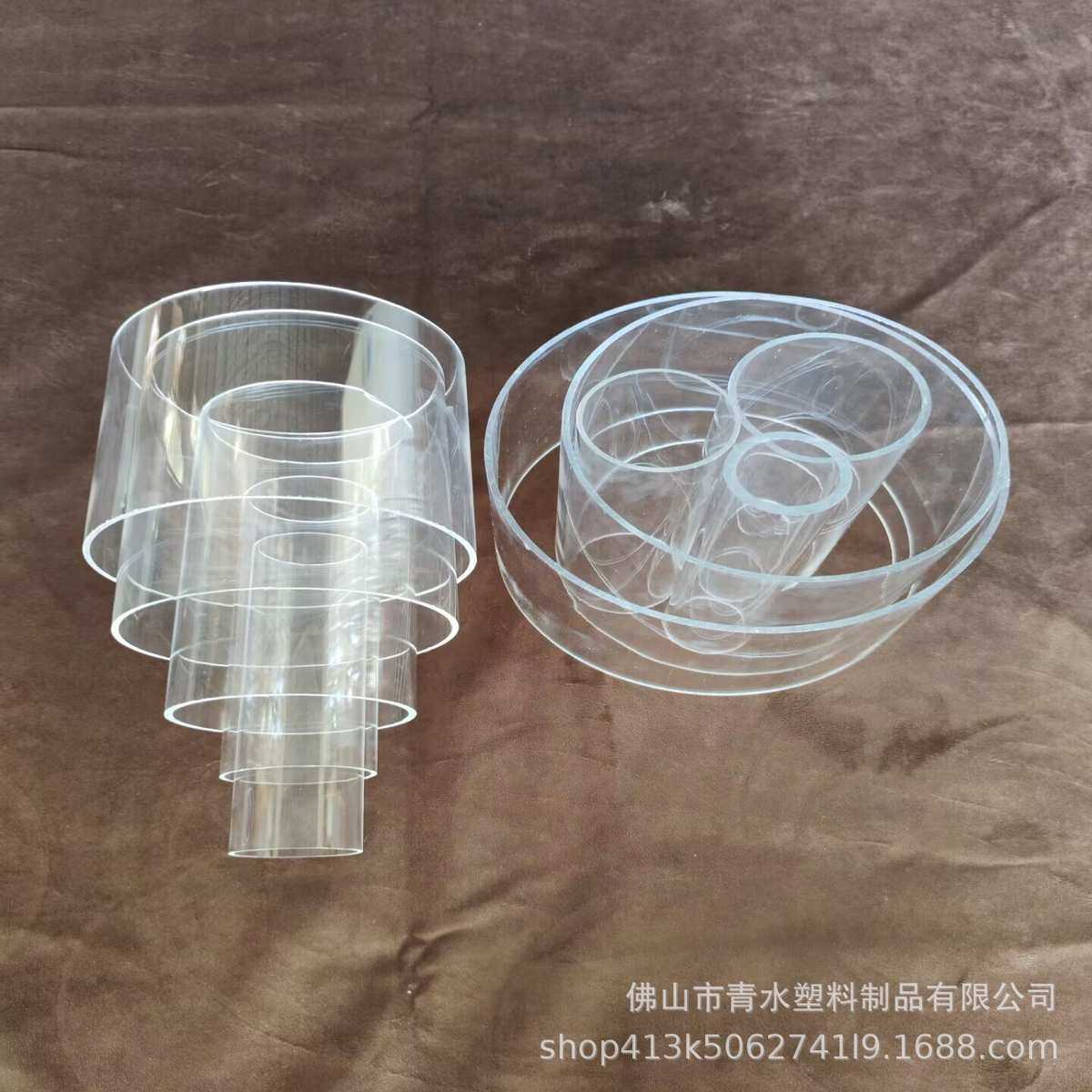5mm厚大口径亚克力有机玻璃高透明空心圆柱桶法兰缸硬管罩子道具,淘宝优惠券,粉丝福利购,淘宝优惠卷