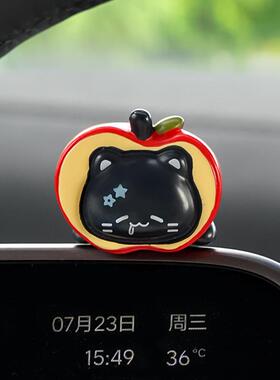 可爱猫咪车载摆件汽车中控显示屏车内装饰品可爱治愈小饰品小挂件