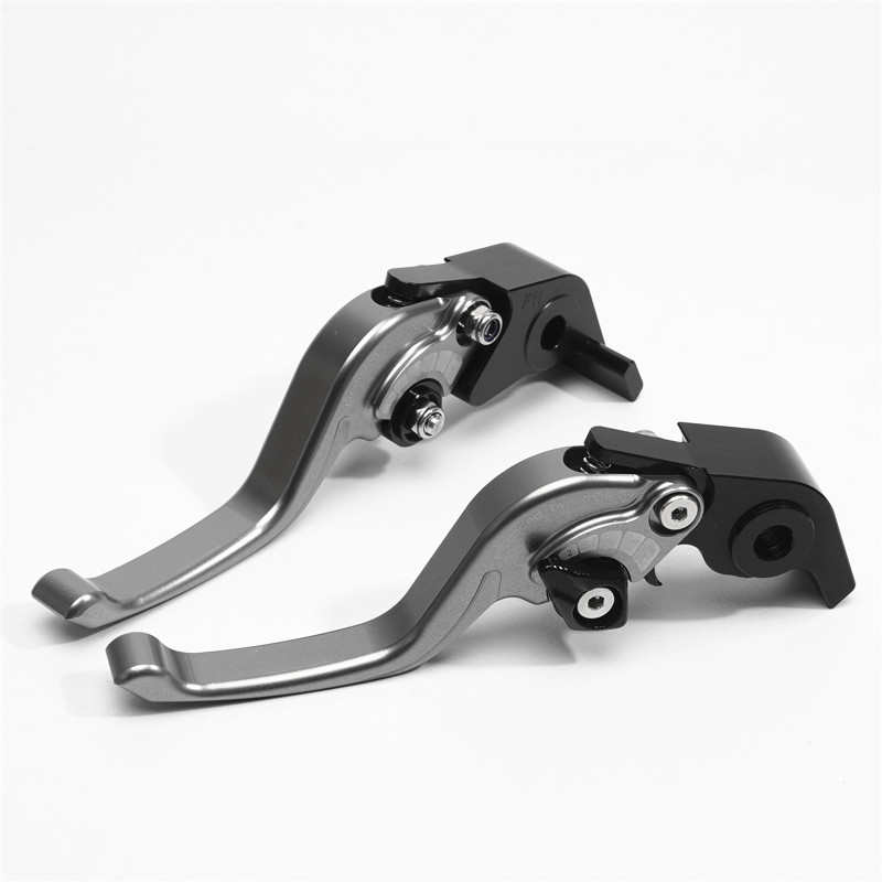 摩托车配件适用高金GK500 Flame500两指短款竞技牛角刹车离合手把 - 图0