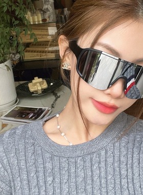 韩版春夏季连体女防风骑行男款潮反光运动护目滑雪镜