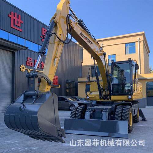 大型轮式挖掘机工程挖土机 建筑施工挖坑用挖机 外贸出口 - 图1