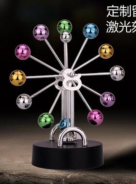 牛顿网红永动机不停创意永动仪科技感客厅平衡摆件黑科技混沌摆