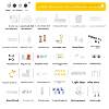 Hole board, nail-free box installation, storage accessories rack with simple pen holder multi-function partition rack