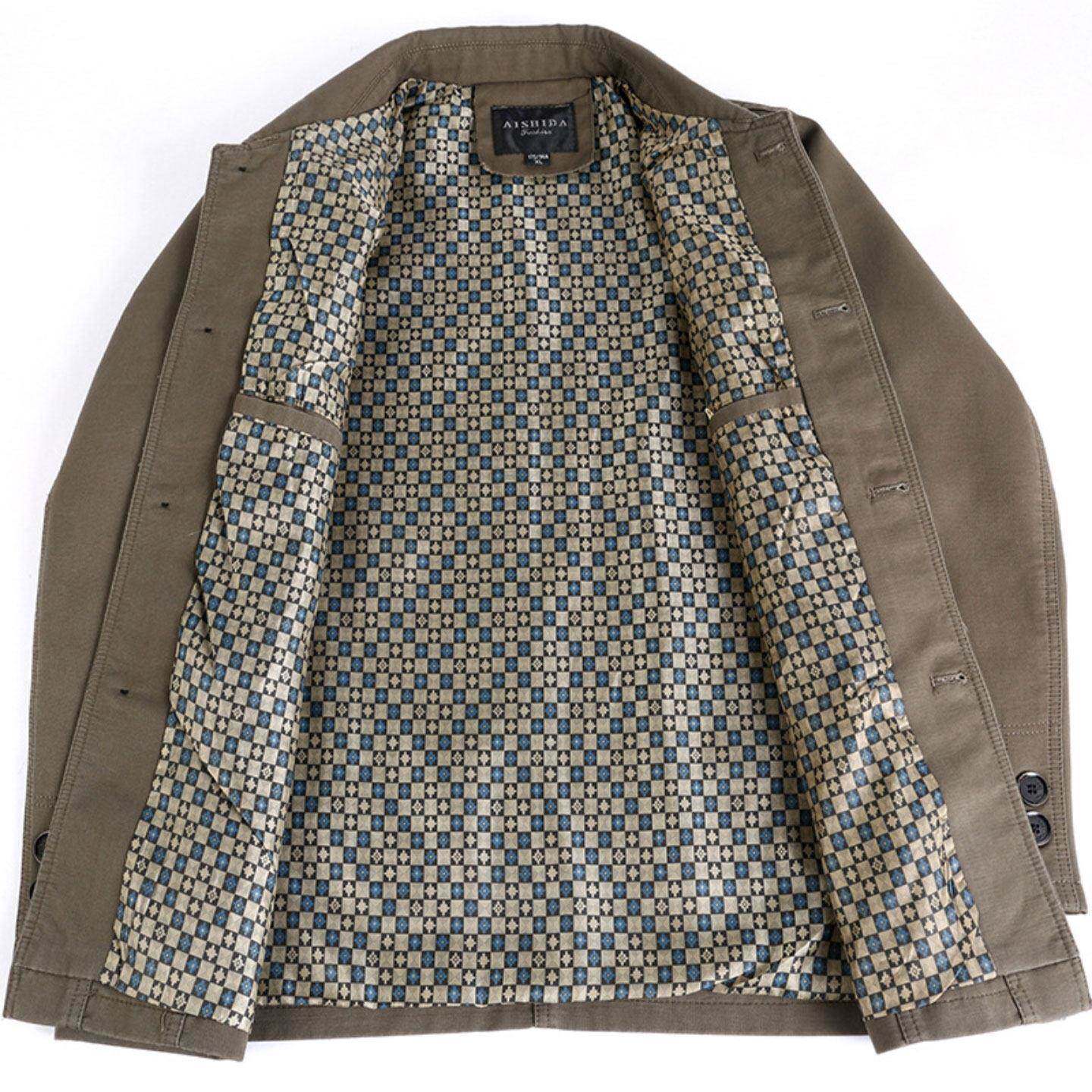 Hongshanghaowu high-end lapel casual jacket men's business tops dad middle-aged and elderly jackets Hongnen men's clothing