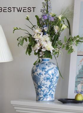 摆件桌面装饰客厅家居玄关花瓶高级感电视柜装饰品开业礼物创意风