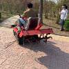 Ride-on diesel high-horsepower rotary tiller tracked self-propelled greenhouse garden micro tiller mountain garden tiller