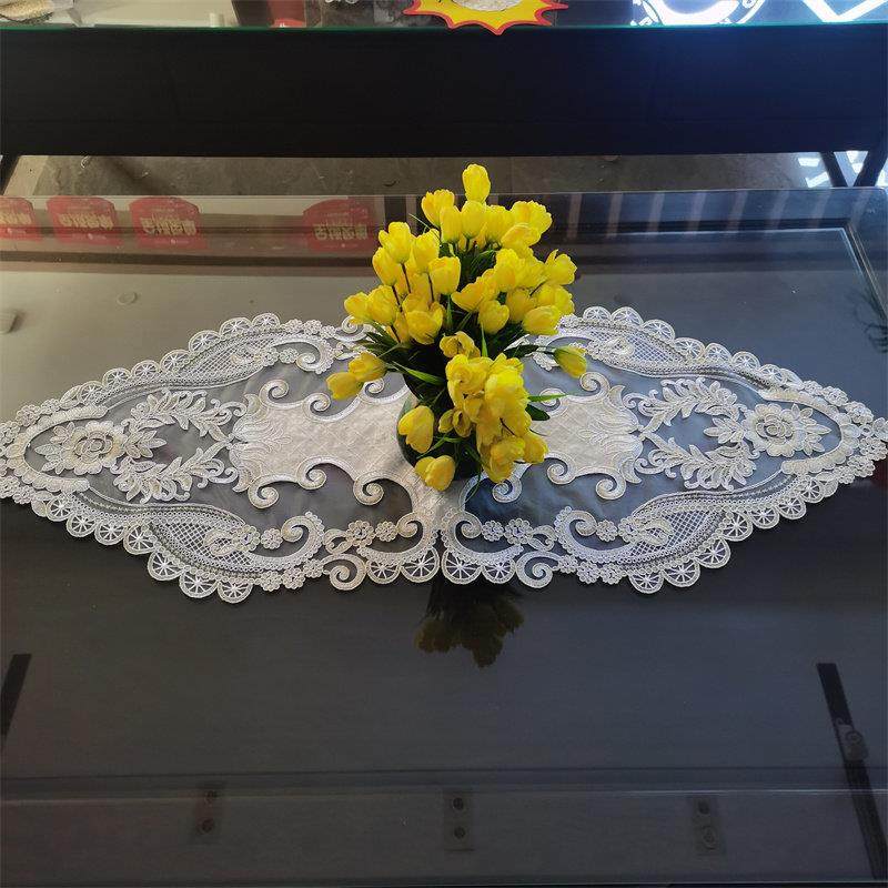 新款蕾丝绣花桌布客厅茶几餐桌家用桌垫梳妆台五斗柜盖巾美式布艺,淘宝优惠券,粉丝福利购,淘宝优惠卷