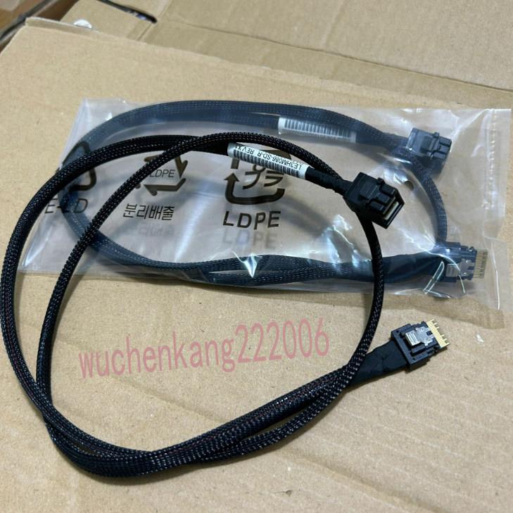 主板38P SlimSAS SFF-8654 4i 转MINI SAS HD 8643背板数据线SATA - 图1