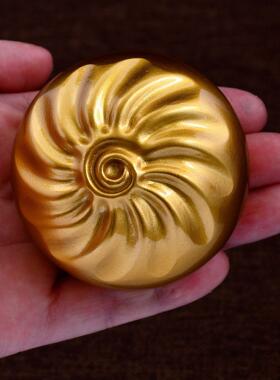 黄铜摆件桌面摆件铜子赚包包赢蒸日上小福包M252C-1蒸办公室包桌