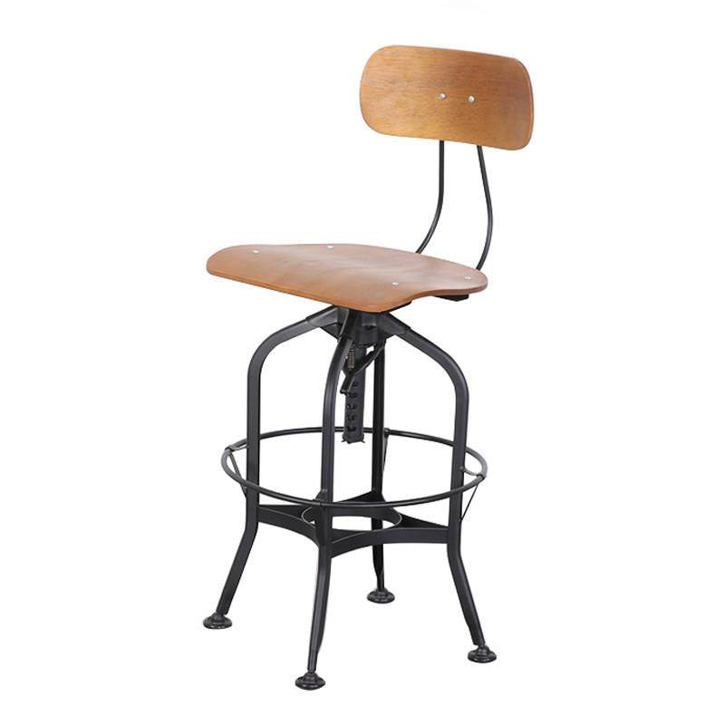 工业风旋转吧台椅铁艺高椅子复古升降吧凳高脚椅金属酒吧椅高脚凳,淘宝优惠券,粉丝福利购,淘宝优惠卷