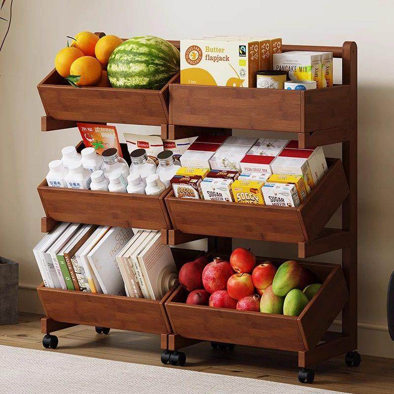 家用移动零食收纳层架水果摆放陈列置物架客厅落地式书架多层置物,淘宝优惠券,粉丝福利购,淘宝优惠卷