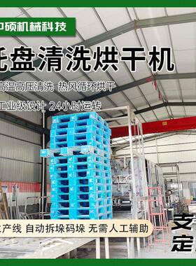 物流行业塑料托盘清洗机仓库垫板卡板清洗烘干设备拆垛码垛型
