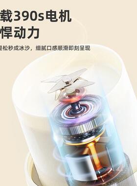 110V美规便携式榨汁杯吨吨桶小型USB充电炸水果汁机多功能果汁机