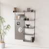 Metal perforated plate storage rack wall free combination display rack creative wall-mounted display rack wall decoration