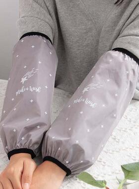 儿童防水袖套美术生专用画画可爱羽绒服男女防脏防油工作套袖绘画