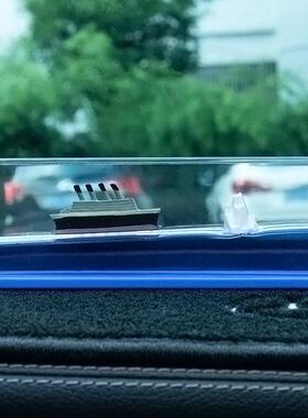 黑珍珠号漂流瓶海盗船汽车摆件车载车内游轮游体邮轮流体轮船小船