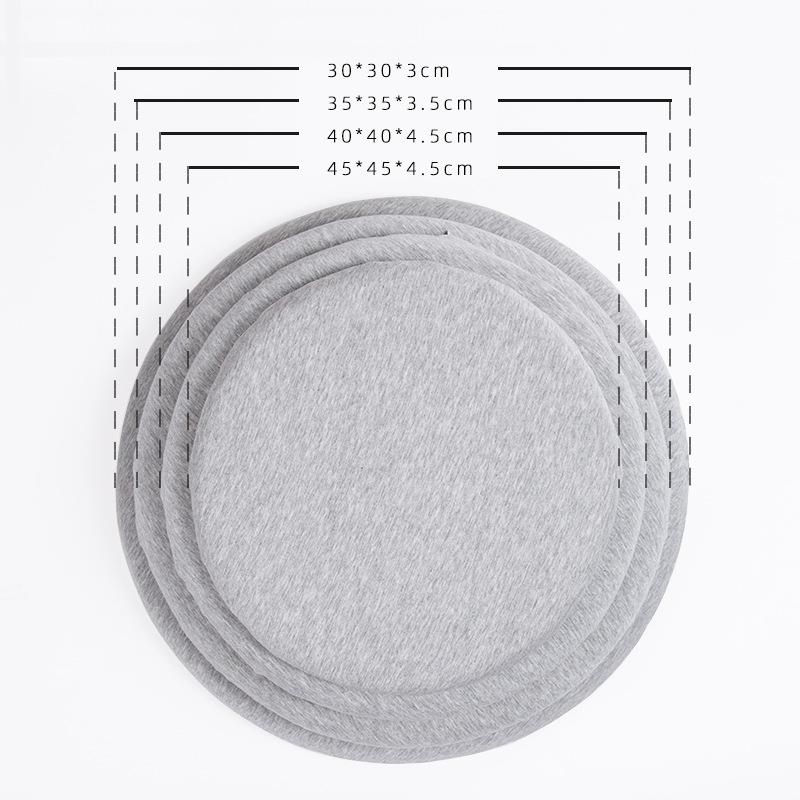 Round memory foam cushion, slow rebound, thickened round chair, round stool cushion, round seat cushion, bay window round cushion, floor mat