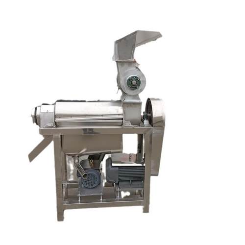 大型生姜破碎打汁机渣汁分离杨梅桃去核打浆机工业螺旋榨汁机 - 图3