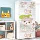 Cartoon drawer storage cabinet children's plastic wardrobe five-dog shoe cabinet storage rack storage box sorting storage box