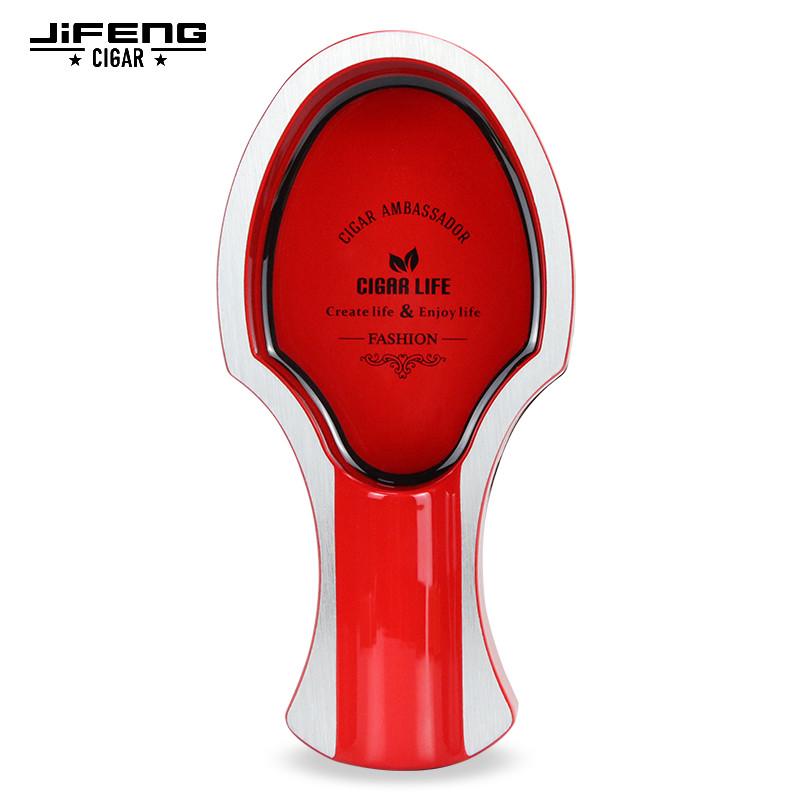 JIFENG雪茄烟灰缸创意金属灭烟器便携式轻奢家用个性家用雪茄烟缸 - 图2