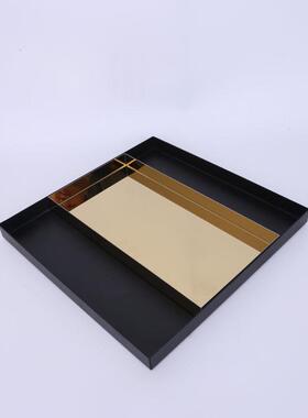 现代轻奢风格软客厅摆件家饰MC-TY-29收纳托装盘样板品房售楼处居