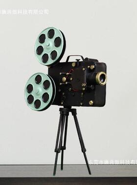 模旧型怀三脚tloh$*&$架相机摄道具创影意落地铁艺复古照装饰品工