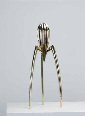 现代简星约银厨色章板鱼外人榨汁器摆件样房餐厅房客ZCO厅软装饰