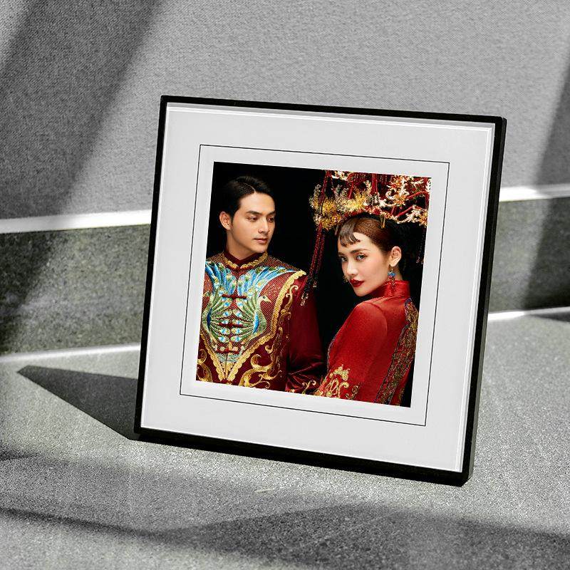 韩式婚纱照定制创意多宫格相框摆台高级感桌摆结婚洗照片制作10寸,淘宝优惠券,粉丝福利购,淘宝优惠卷