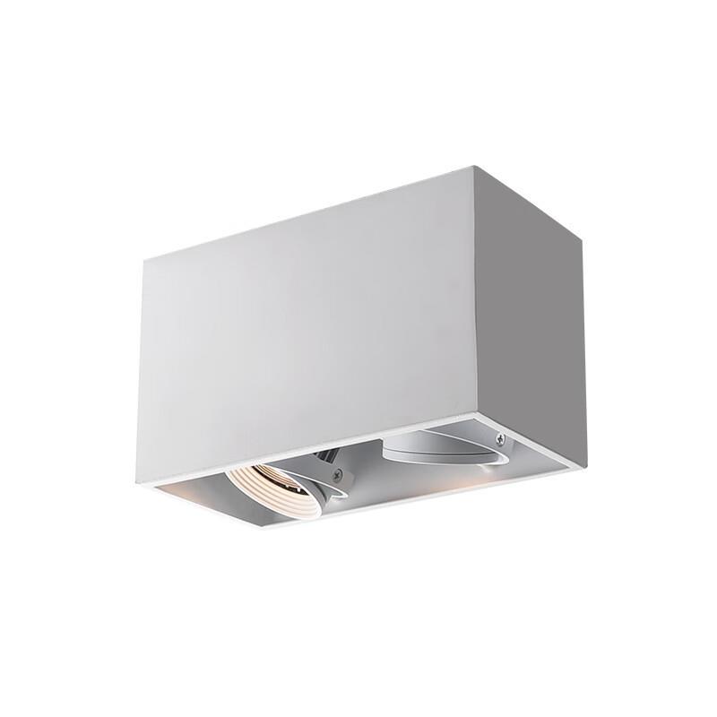 Yudao surface-mounted double-head spotlight living room anti-glare smart dimming color-less main light bold light conjoined downlight cob