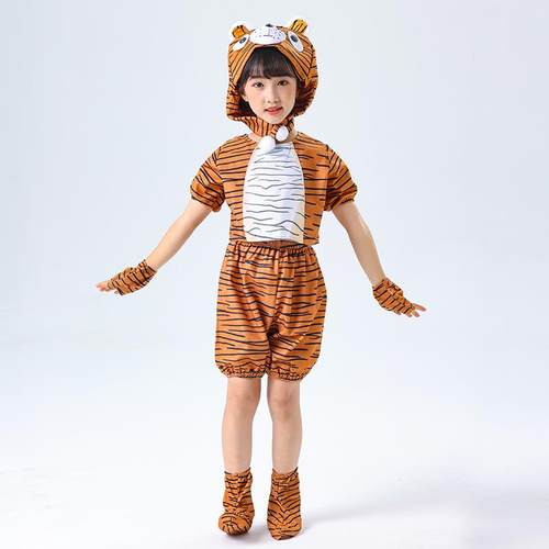 正品儿糖出果屋里的老虎演服爱跳舞的小小怪兽两只老童虎小动物表 - 图1