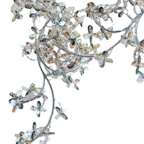 花水晶树枝朵装饰楼吊轻奢餐厅创意个性DNW灯艺术客厅复式别墅梯 - 图3