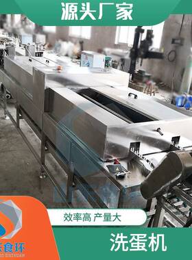 全自动洗蛋机喷油喷码保鲜鸡蛋清洗线溏心蛋清洗机厂家供应