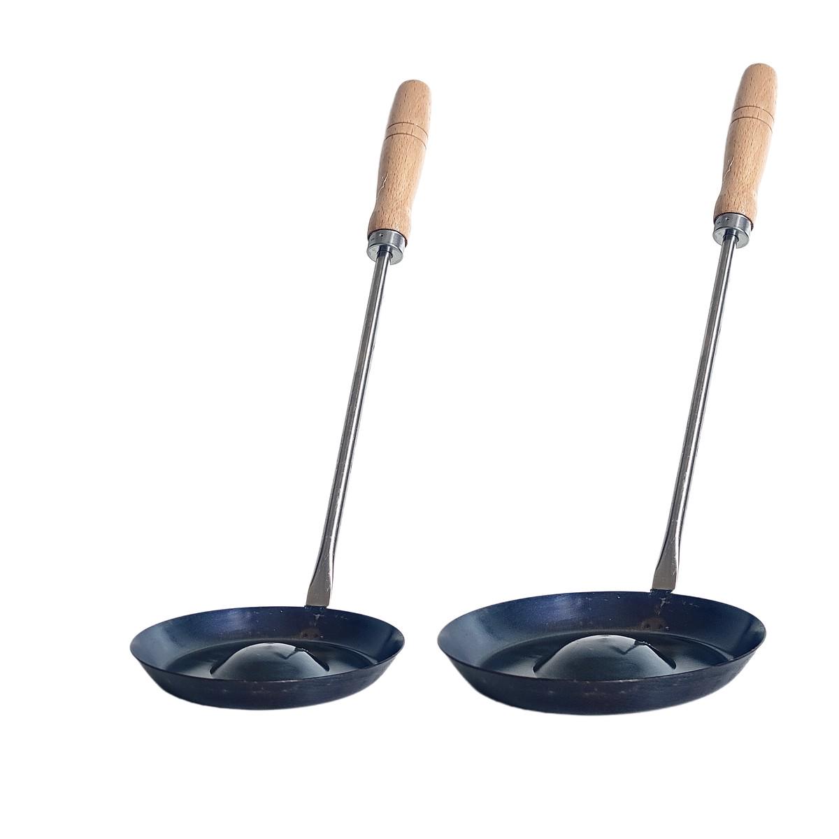 武汉正宗面窝勺油炸葱油红薯粑粑铁勺油墩子萝卜丝虾饼勺瓢模具 - 图0