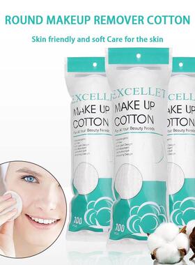 100Pcs/pack Facial Make Up Cosmetic Cotton Pads Round Soft M