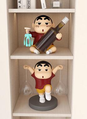 2024新款小新红酒架装饰摆饰酒柜组合轻奢客厅餐柜酒托 托杯架高