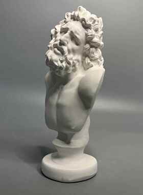 辽孔子斯堪的纳维亚古希腊人物雕塑石膏雕像古典艺术小众风格饰品