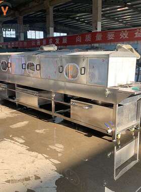 托盘零件箱加热洗箱机连续式周转筐清洗机商用压喷淋大型洗筐机