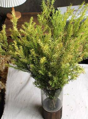 千层摆金干花花自然风真干家居店MEQ铺装饰设设插花软装陈橱窗造