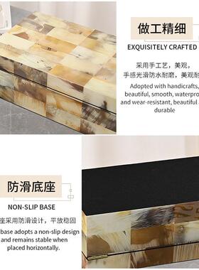 LM-2505-新中式样板制器间烤漆首饰盒面摆件饰品桌摆件木漆首饰盒