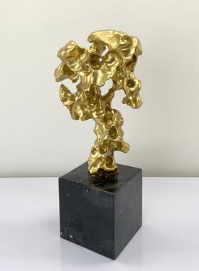 创意新中式装个RLX性摆件办公室酒柜客厅电饰视桌面设摆招财工艺