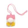 New direct selling hand-knitted bus card protective cover crochet student meal card campus access control girl ID couple