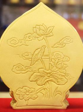 正品摆绒像沙金件观音菩萨佛创意家居饰工艺品装摆设商务贺礼公司