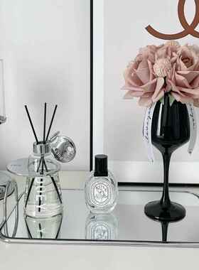 简约轻奢北欧ins不锈钢创意现代客厅家用茶几果盘零食盆摆件托盘