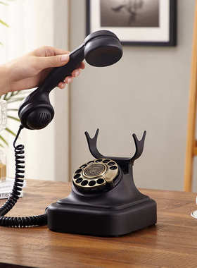 厂家直销派拉蒙1928欧式仿古复古电话机旋转拨盘固定电话家用酒店