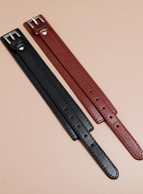 家直销多层PU皮革皮手链简约男士饰品厂欧P01983新美款朋克仿牛手